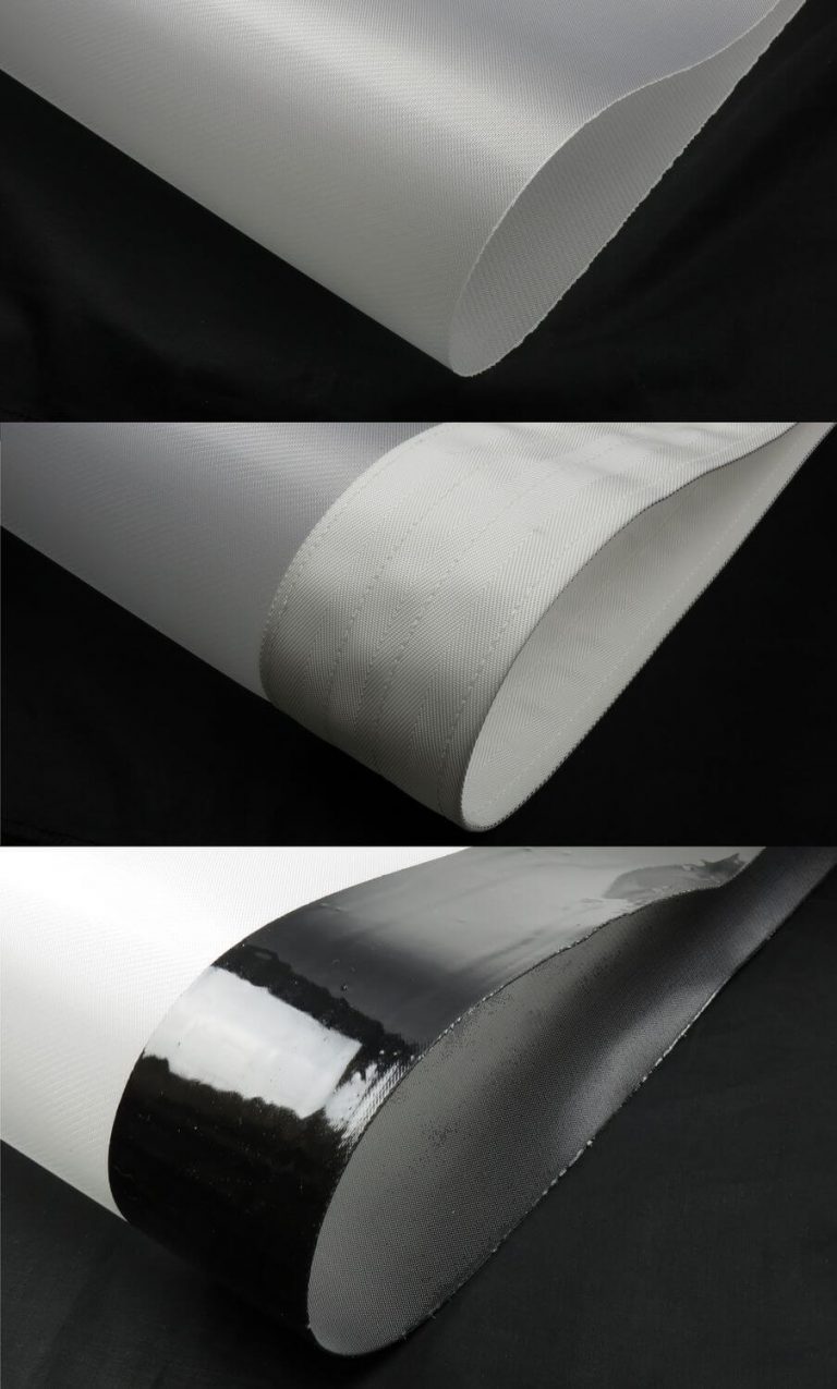 Vacuum filter belt edges